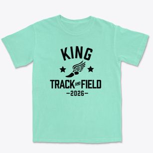 Martin Luther King Junior Elementary Track and Field Premium Heavyweight T-shirt