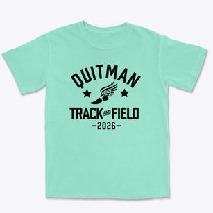 Quitman Elementary School Track and Field Premium Heavyweight T-shirt