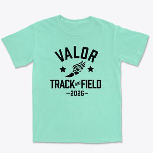 Valor Christian School Track and Field Premium Heavyweight T-shirt