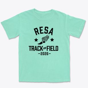 Resa Academy Track and Field Premium Heavyweight T-shirt