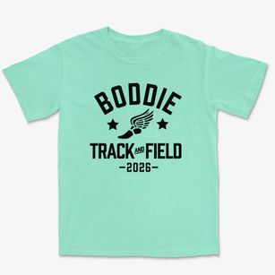 Boddie Middle School Track and Field Premium Heavyweight T-shirt