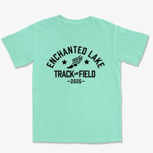 Enchanted Lake Elementary School Track and Field Premium Heavyweight T-shirt