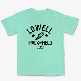 Lowell Elementary School Track and Field Premium Heavyweight T-shirt
