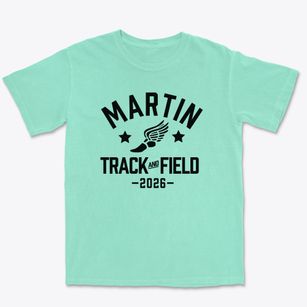 Martin Luther King Jr Elementary School Track and Field Premium Heavyweight T-shirt