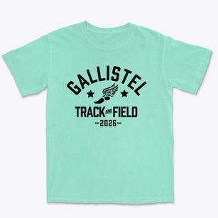 Gallistel Language Academy Branch Track and Field Premium Heavyweight T-shirt