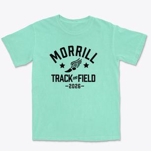 Morrill Elementary School Track and Field Premium Heavyweight T-shirt