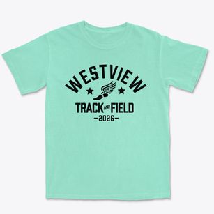 Westview High School Track and Field Premium Heavyweight T-shirt