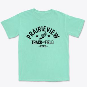 Prairieview School Track and Field Premium Heavyweight T-shirt