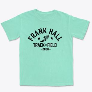 Frank Hall Elementary School Track and Field Premium Heavyweight T-shirt