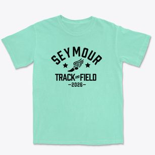 Seymour High School Track and Field Premium Heavyweight T-shirt