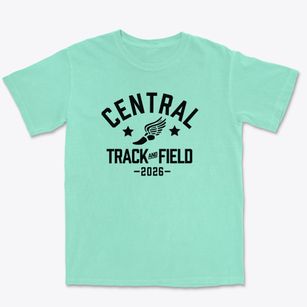 Central Middle School Track and Field Premium Heavyweight T-shirt