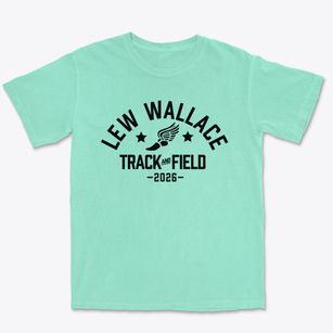 Lew Wallace Elementary School Track and Field Premium Heavyweight T-shirt