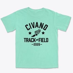 Civano Community School Track and Field Premium Heavyweight T-shirt