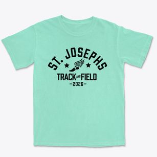 Saint Josephs School Track and Field Premium Heavyweight T-shirt