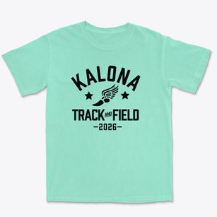 Kalona Elementary School Track and Field Premium Heavyweight T-shirt