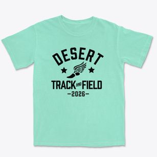 Desert Christian Middle School Track and Field Premium Heavyweight T-shirt