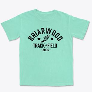 Briarwood Elementary School Track and Field Premium Heavyweight T-shirt