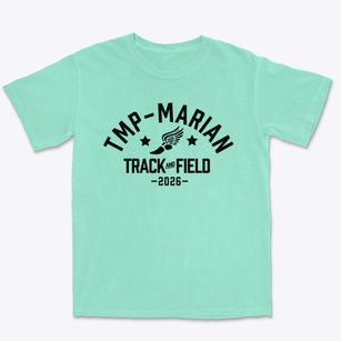 Thomas More Prep-marian Track and Field Premium Heavyweight T-shirt