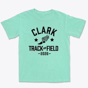 Clark Middle School Track and Field Premium Heavyweight T-shirt