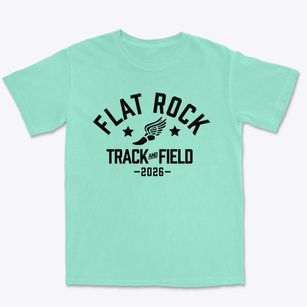Flat Rock Technical School Track and Field Premium Heavyweight T-shirt