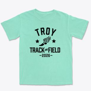 Troy Elementary School Track and Field Premium Heavyweight T-shirt