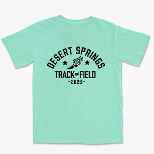 Desert Springs Scholastic Institute Track and Field Premium Heavyweight T-shirt