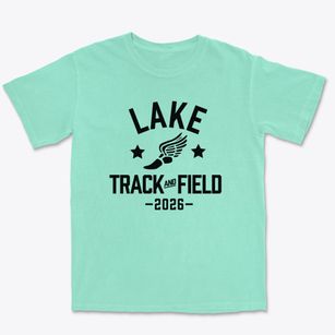 Lake Elementary School Track and Field Premium Heavyweight T-shirt