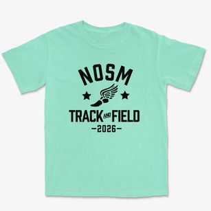 New Orleans Science And Mathematics Track and Field Premium Heavyweight T-shirt