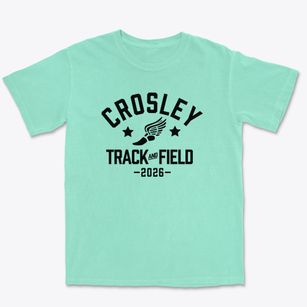Crosley Elementary School Track and Field Premium Heavyweight T-shirt