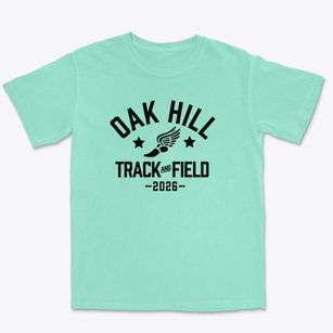 Oak Hill High School Track and Field Premium Heavyweight T-shirt