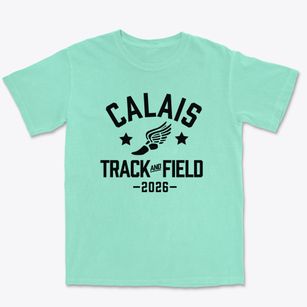 Calais Middle School Track and Field Premium Heavyweight T-shirt
