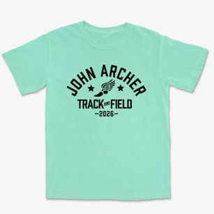 John Archer School Track and Field Premium Heavyweight T-shirt