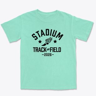 Stadium Middle School Track and Field Premium Heavyweight T-shirt