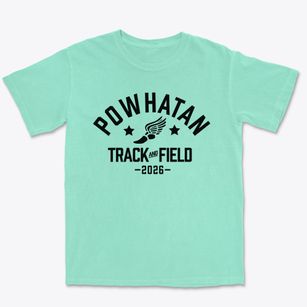 Powhatan Elementary School Track and Field Premium Heavyweight T-shirt