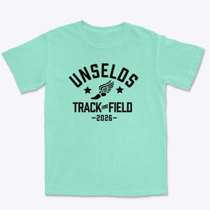 Unselds School Track and Field Premium Heavyweight T-shirt