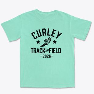 Archbishop Curley High School Track and Field Premium Heavyweight T-shirt