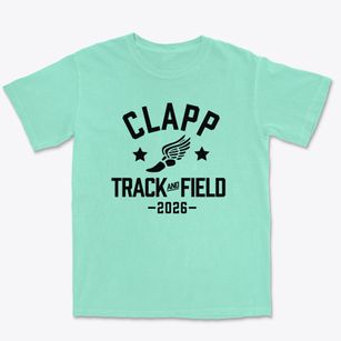 Clapp Elementary School Track and Field Premium Heavyweight T-shirt
