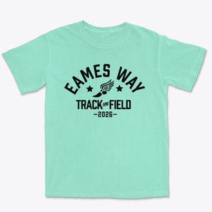 Eames Way Elementary School Track and Field Premium Heavyweight T-shirt