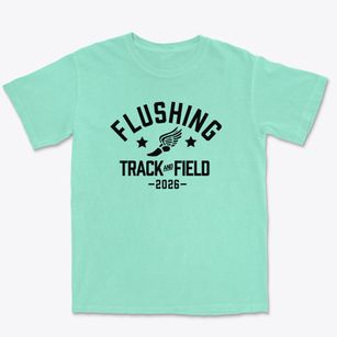 Flushing High School Track and Field Premium Heavyweight T-shirt