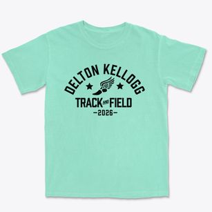 Delton Kellogg Elementary School Track and Field Premium Heavyweight T-shirt