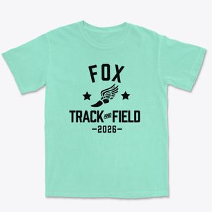 Fox Elementary School Track and Field Premium Heavyweight T-shirt