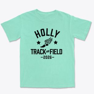 Holly Elementary School Track and Field Premium Heavyweight T-shirt