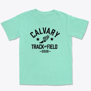 Calvary Memorial Christian School Track and Field Premium Heavyweight T-shirt