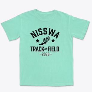 Nisswa Elementary School Track and Field Premium Heavyweight T-shirt