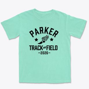 Parker Elementary School Track and Field Premium Heavyweight T-shirt