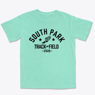 South Park Elementary School Track and Field Premium Heavyweight T-shirt