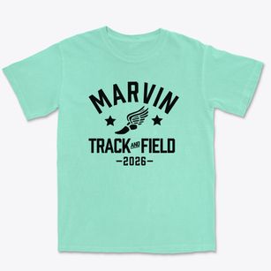 Marvin Elementary School Track and Field Premium Heavyweight T-shirt