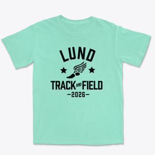 Lund Elementary School Track and Field Premium Heavyweight T-shirt