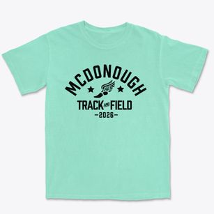 Mcdonough Elementary School Track and Field Premium Heavyweight T-shirt