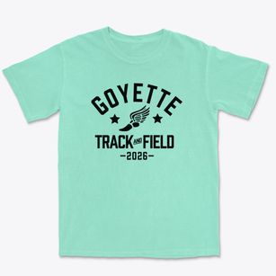 Goyette Germaine School Track and Field Premium Heavyweight T-shirt